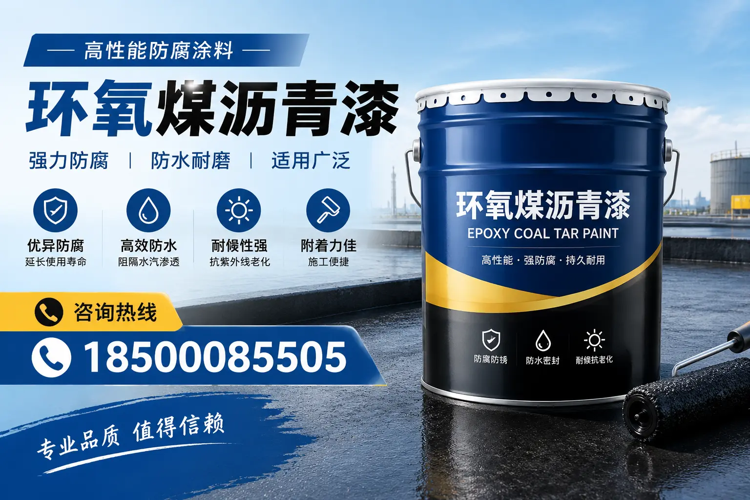 环氧煤沥青漆的主要成分与功能，昭通用户深度了解